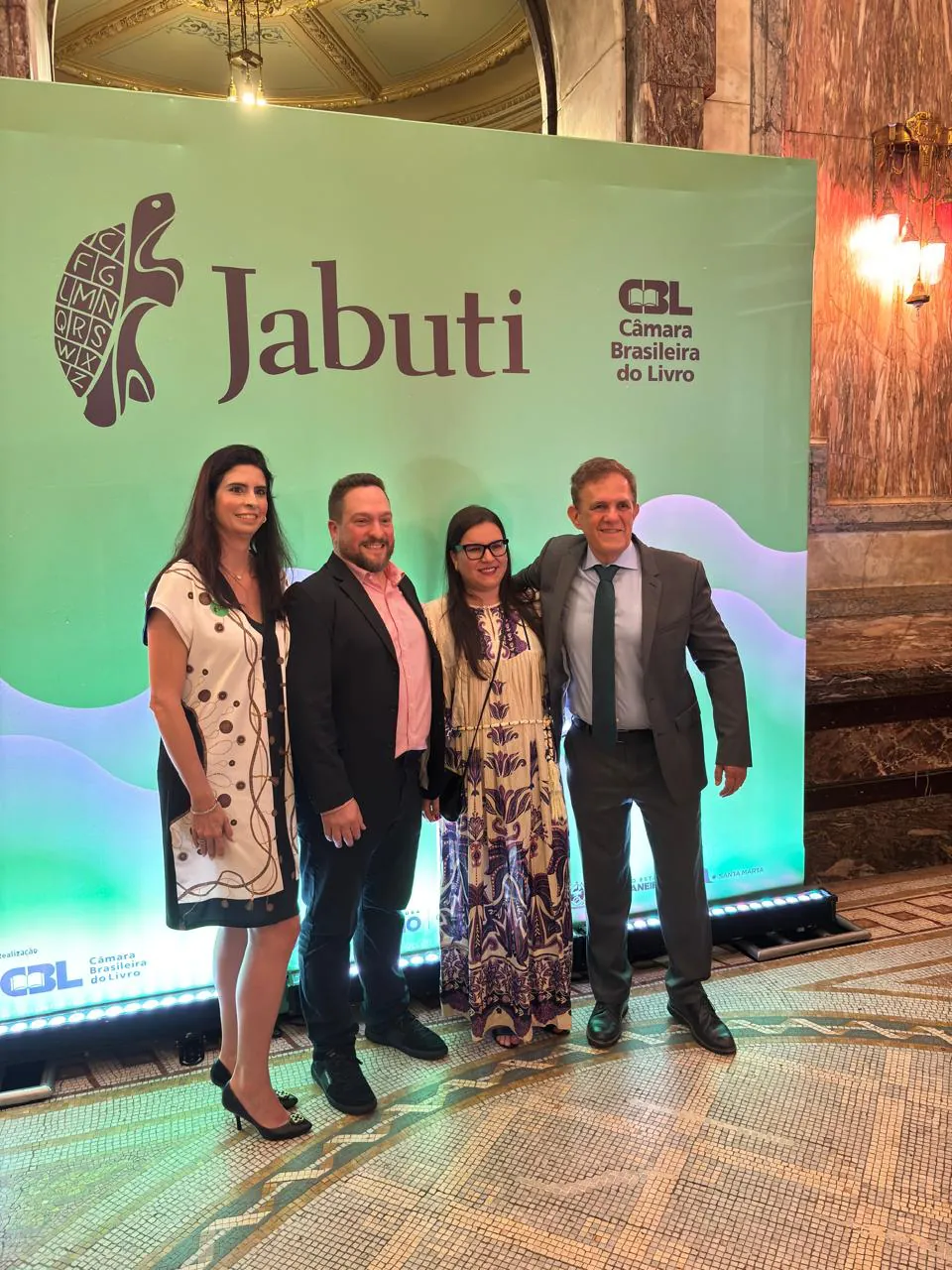 Presença na cerimônia do Jabuti 2025